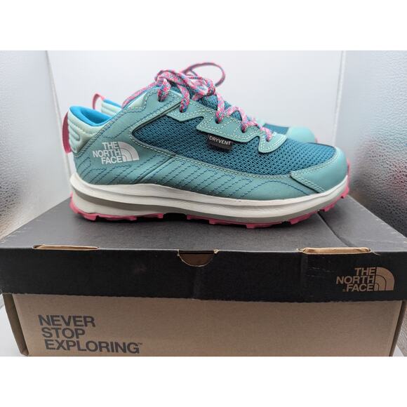 The North Face Kids Fastpack Hiker WP Size 6 Harbor Blue Wasabi - Picture 1 of 9